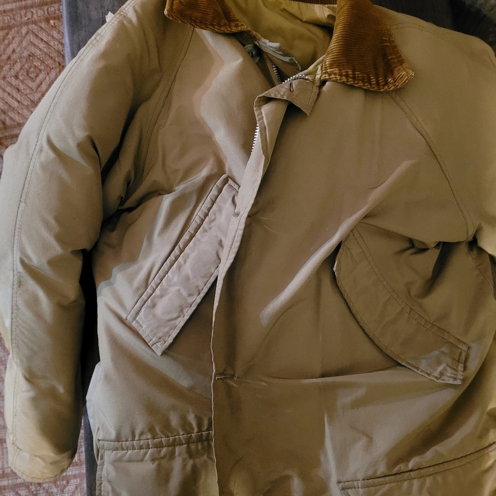 Vintage llbean goose down coat